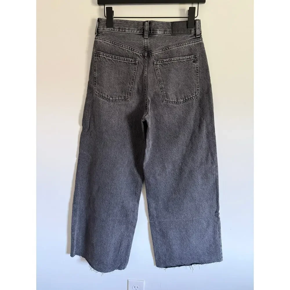 $138 Madewell Superwide leg jeans - Kingswood Wash - 25